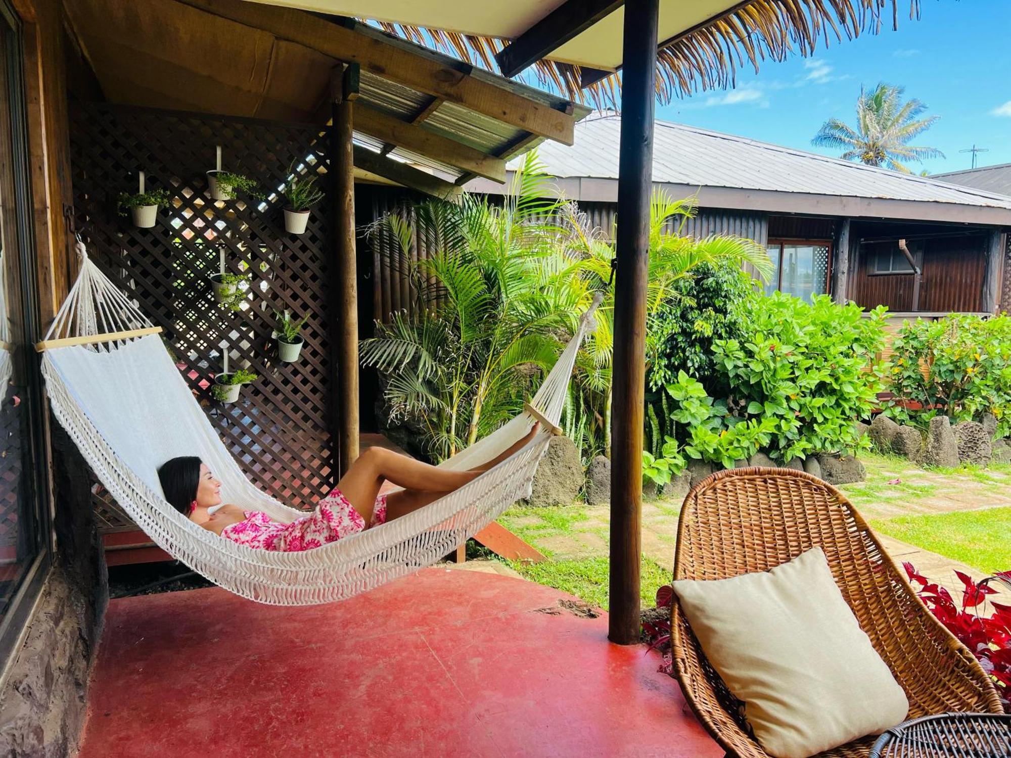 Paraiso Sunset Bungalows Hanga Roa Esterno foto
